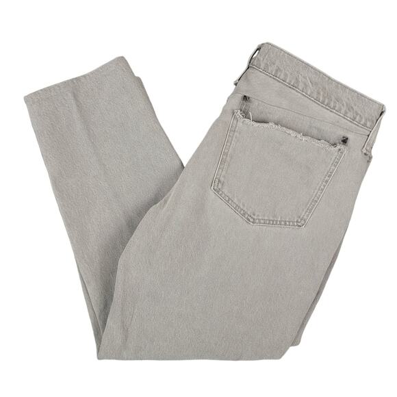 Madewell Jeans Women Size 32x26 The Perfect Vintage Gray Back Pockets Distressed - Picture 1 of 14